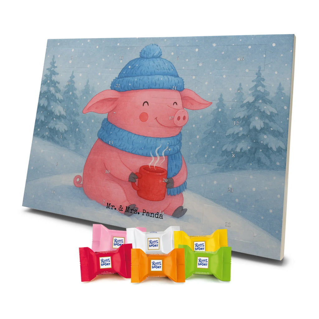 Chocolate advent calendar Pig Mulled wine Design Christmas time, snow, mulled wine, mulled pig, Christmas market, punch