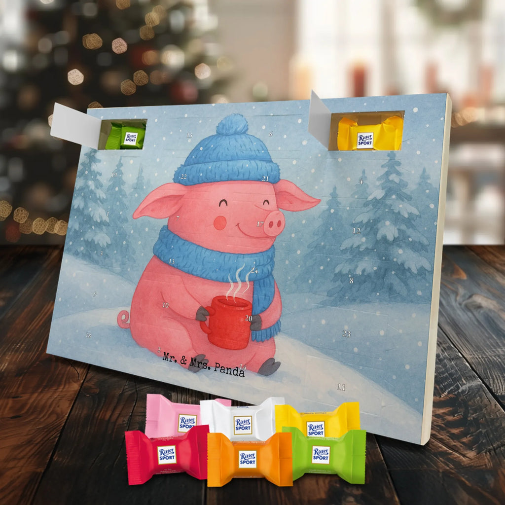 Chocolate advent calendar Pig Mulled wine Design Christmas time, snow, mulled wine, mulled pig, Christmas market, punch