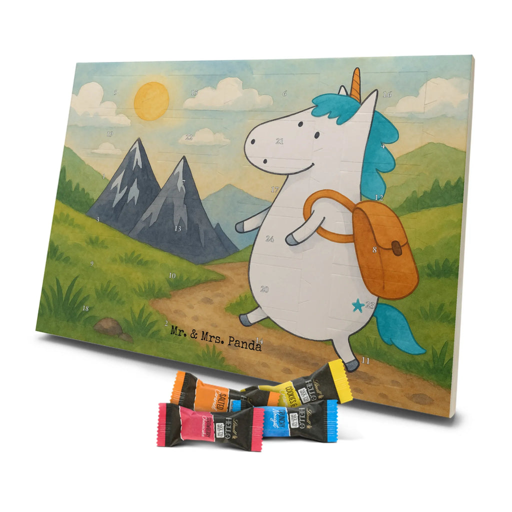 Chocolate advent calendar unicorn climber Design travel, world trip, mountaineer, adventure, mountains, adventurer, vacation, explorer, world traveler