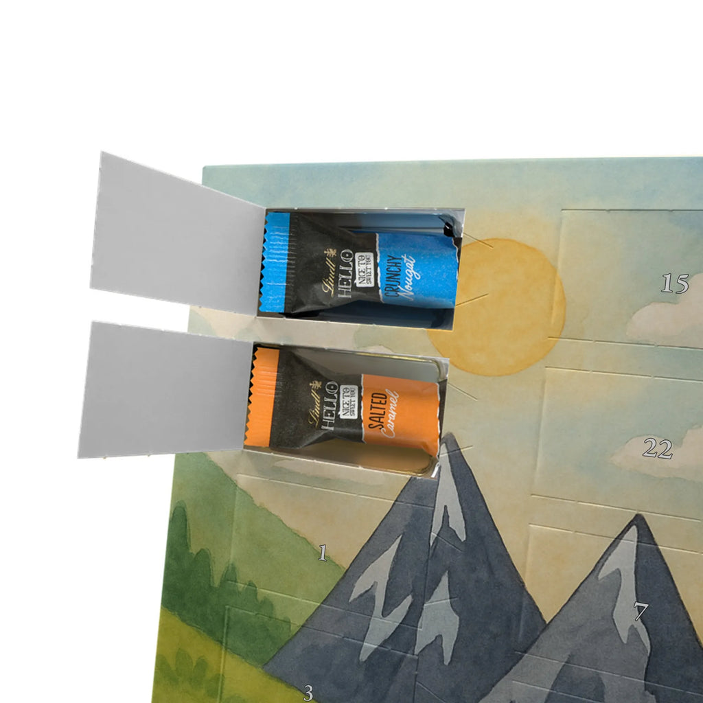 Chocolate advent calendar unicorn climber Design travel, world trip, mountaineer, adventure, mountains, adventurer, vacation, explorer, world traveler