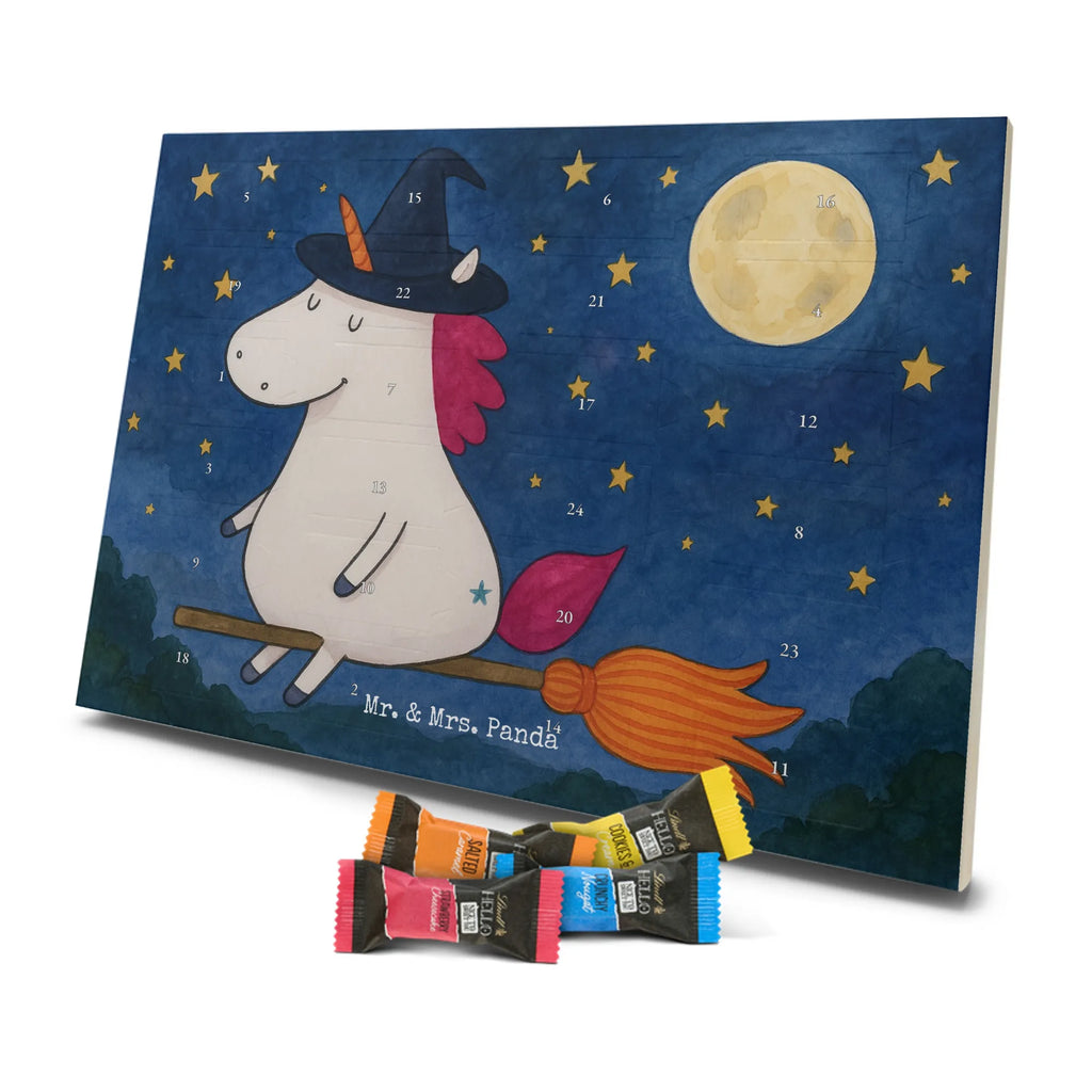 Chocolate advent calendar unicorn Witch Design wife gift, witch, mad, bitch, bad girl, girlfriend present, devil