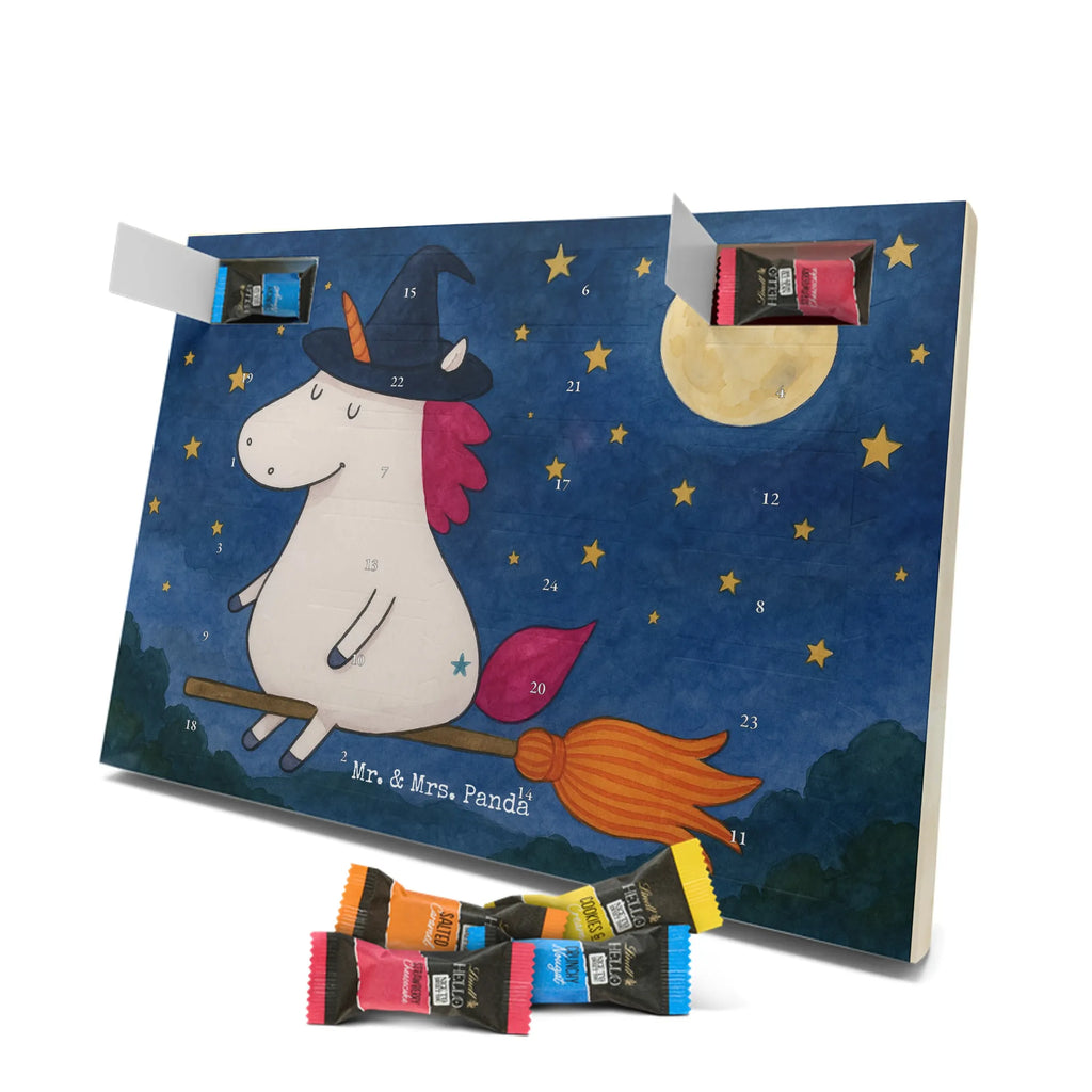 Chocolate advent calendar unicorn Witch Design wife gift, witch, mad, bitch, bad girl, girlfriend present, devil