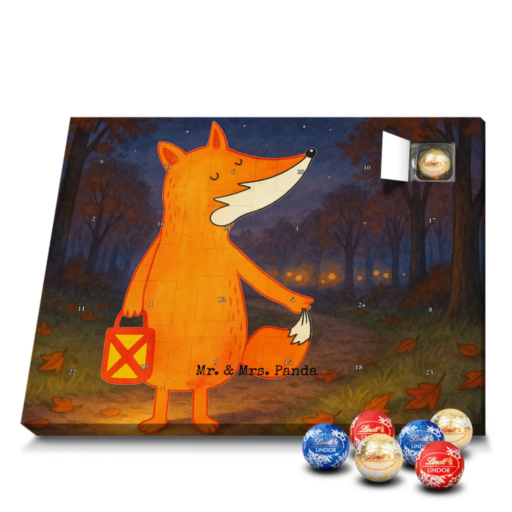 Chocolate advent calendar Fox Lantern Design animal lover, foxes, forest wildlife, clever as a fox, Lantern, Lantern parade, Caesar Otto Hugo Flaischlen, Spell comforting, Cheer up, Foxes, Saint Martin, Lovesickness Spell