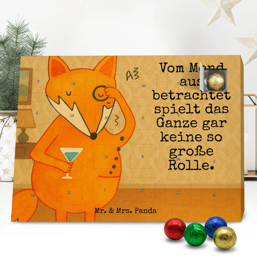 Chocolate advent calendar Fox lord Design animal lover, foxes, forest wildlife, clever as a fox, words of consolation, motivation saying, problem solving, saying funny, lovesickness gift