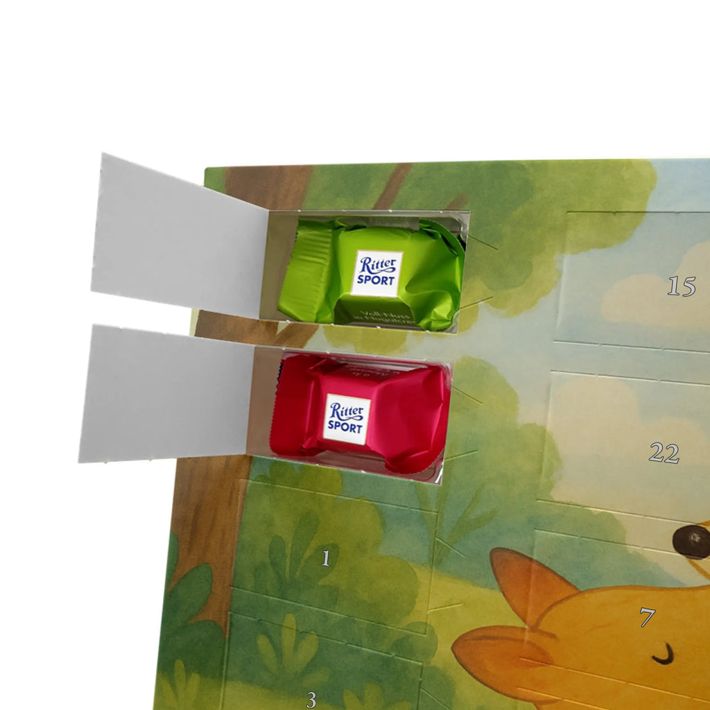 Chocolate advent calendar Fox mummy Design Father's Day, Mother's Day, best daughter, favourite daughter, daughter, mother, present