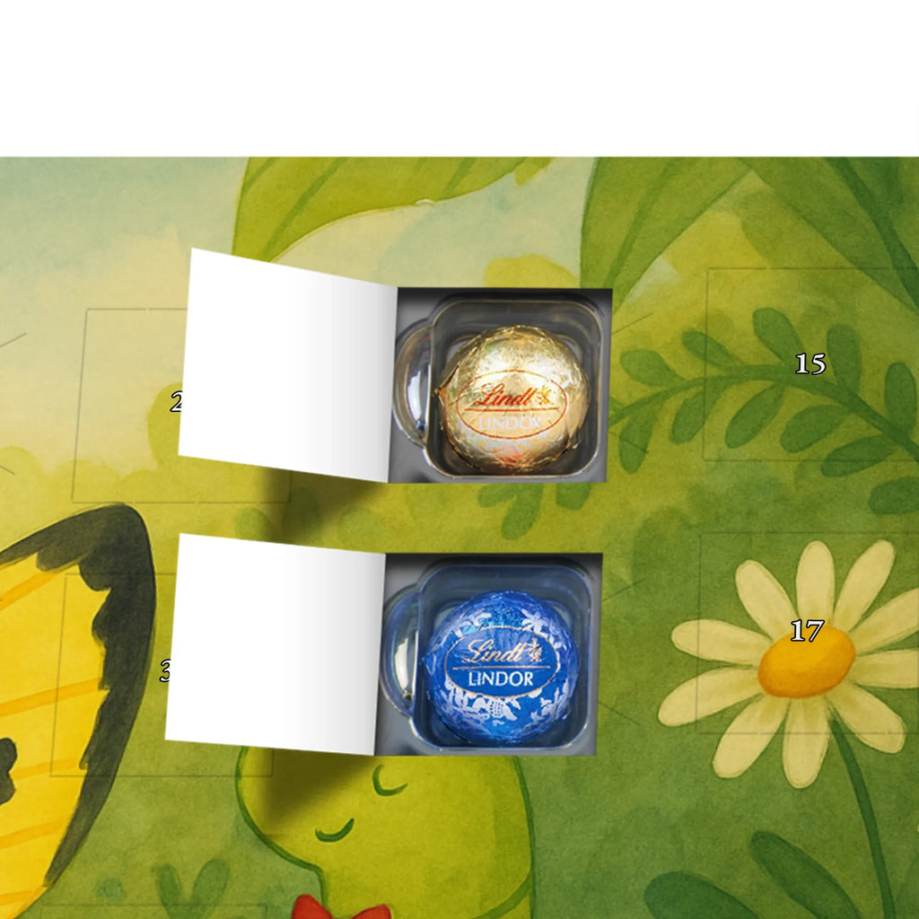 Chocolate advent calendar Caterpillar butterfly Design card, gift ideas, gifts, small animals, cute, cute animal motives, hand drawn, funny sayings, good mood, special gifts, animal lover, development, Caterpillar, butterfly, lemon butterfly, growing up, cocoon, hat, beauty