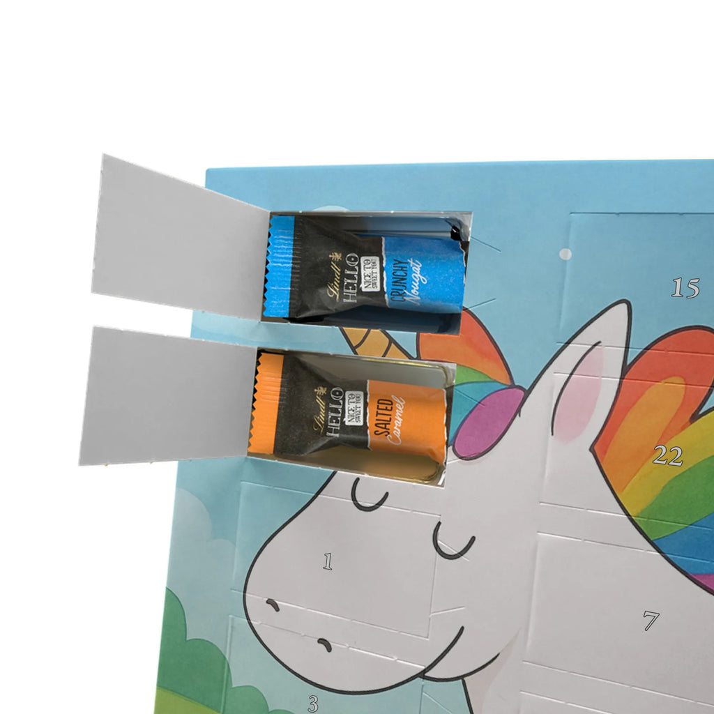 Chocolate advent calendar unicorn happy Design joy, cheerful, joy of life, fun
