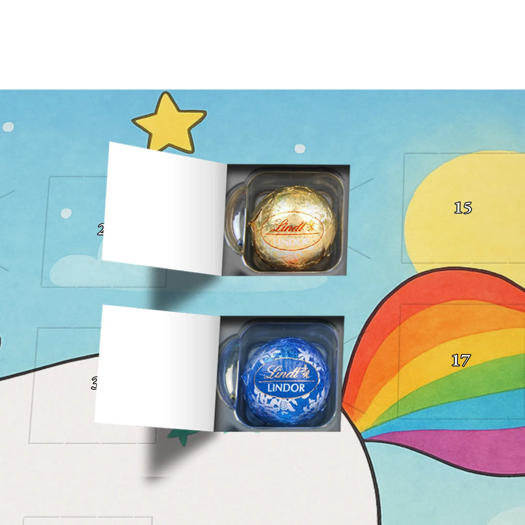 Chocolate advent calendar unicorn happy Design joy, cheerful, joy of life, fun