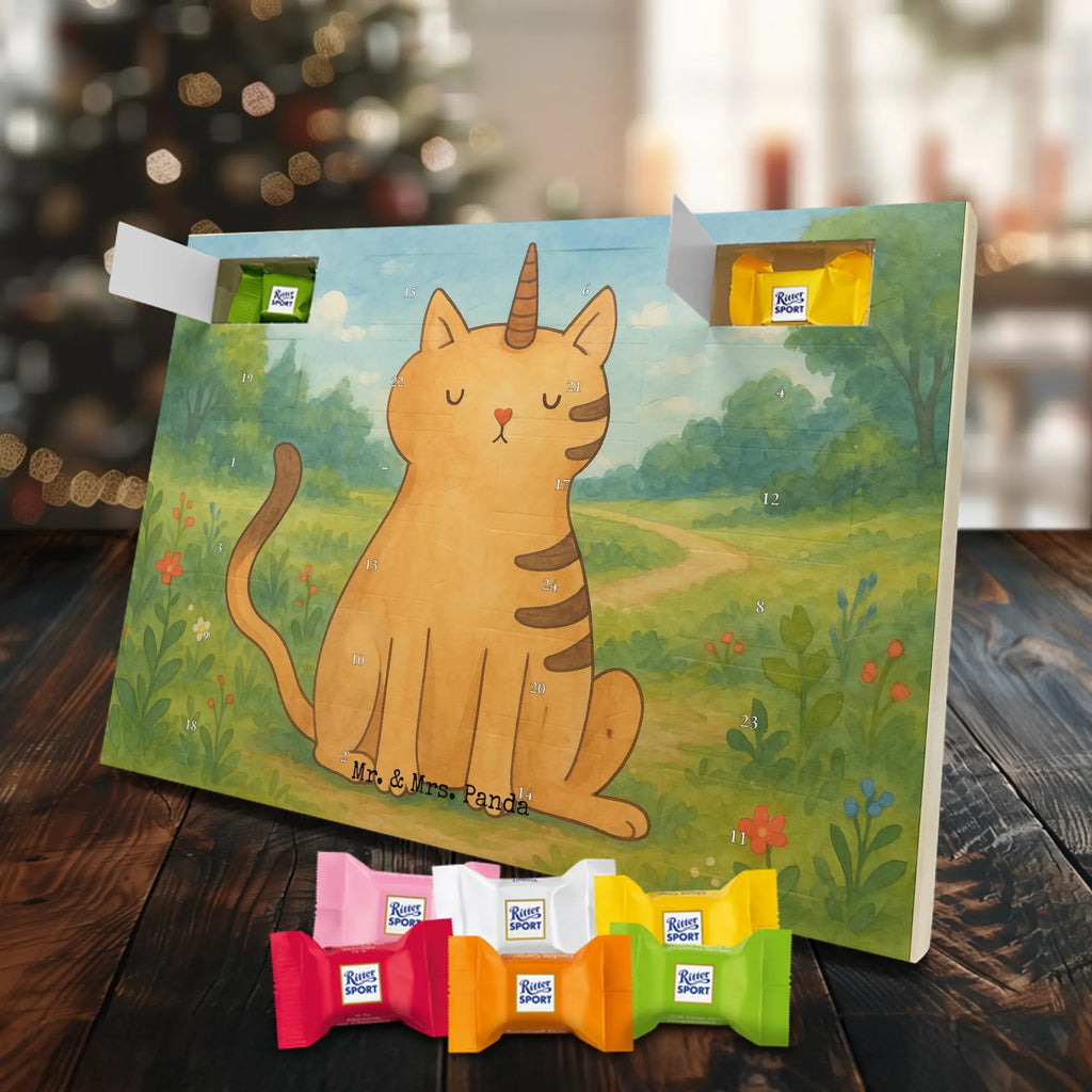 Chocolate advent calendar unicorn Cat Design cat gift, cat lover, Kitty, cat present, Kittycorn, Rainbow