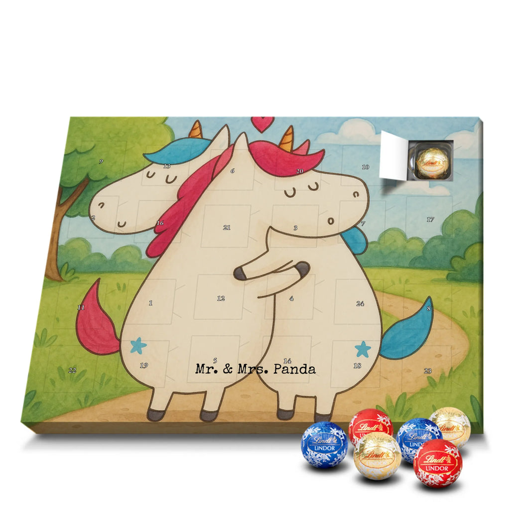 Chocolate advent calendar unicorn communication Design present, marriage, gift, witty, saying, valentine's day, Thank you