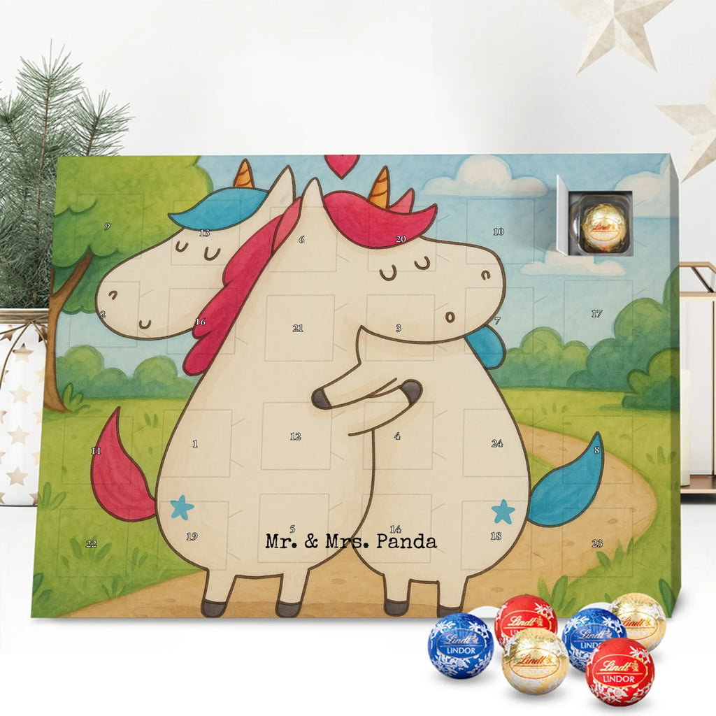 Chocolate advent calendar unicorn communication Design present, marriage, gift, witty, saying, valentine's day, Thank you