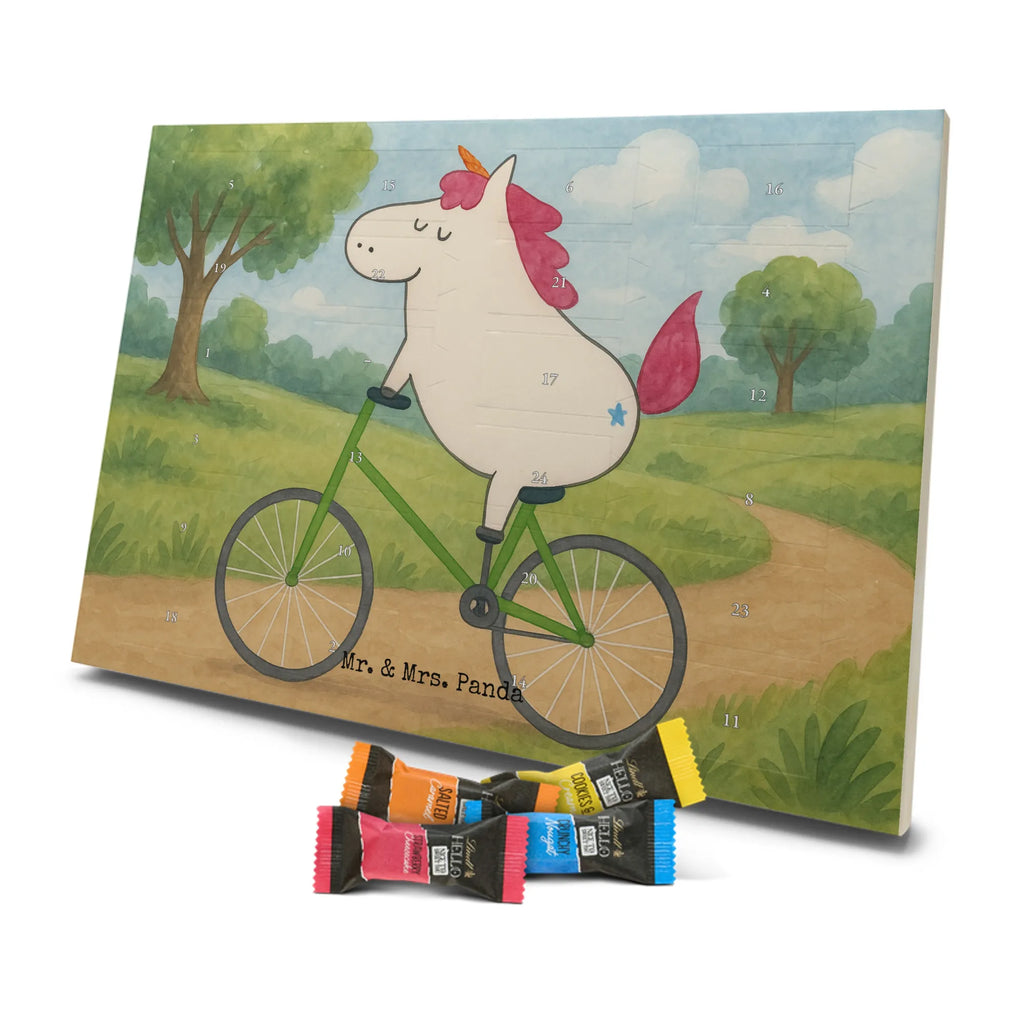 Chocolate advent calendar unicorn cyclist Design wheel, confetti, fairy dust, cycling, present, love affliction, cyclist gift, grief, luxury problem