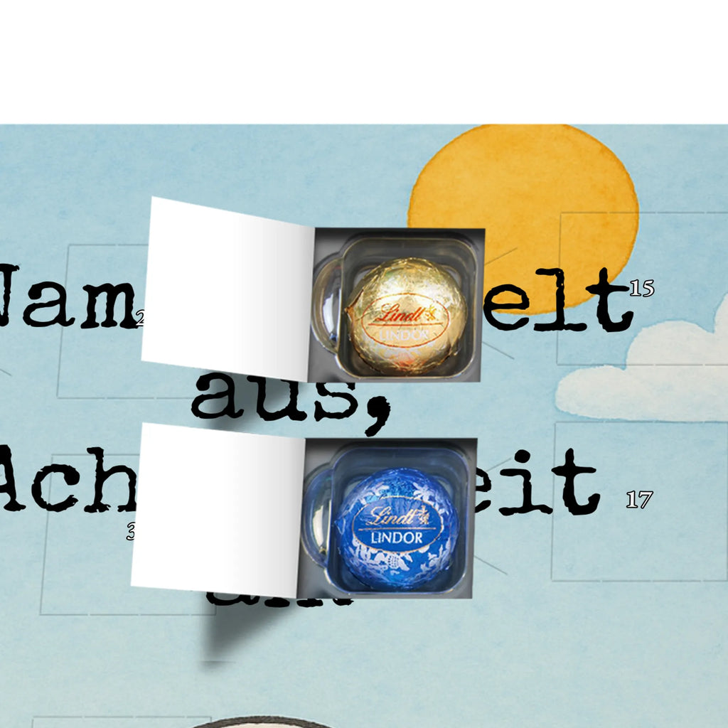 Chocolate advent calendar unicorn yoga Design gift, present, mindfulness, sports, sweet, relaxation