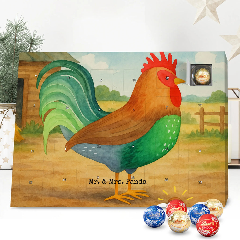Chocolate advent calendar Faucet grain Design farm, farm animals, animals, nature, eggs, hen, corn, cock