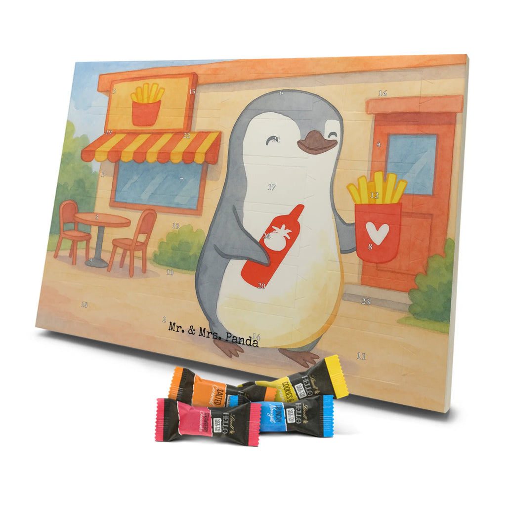 Chocolate advent calendar penguin French fries Design Loving, Two, Together, Marriage, Proposal of marriage, Love gift, gift for her, gift for him, anniversary gift, Valentine&#39;s Day Gift for Women Love Gift Anniversary Wedding Anniversary Party Favor Gift for Girlfriend Gift for Partner Boyfriend Gift Token of Love for Men for Husband