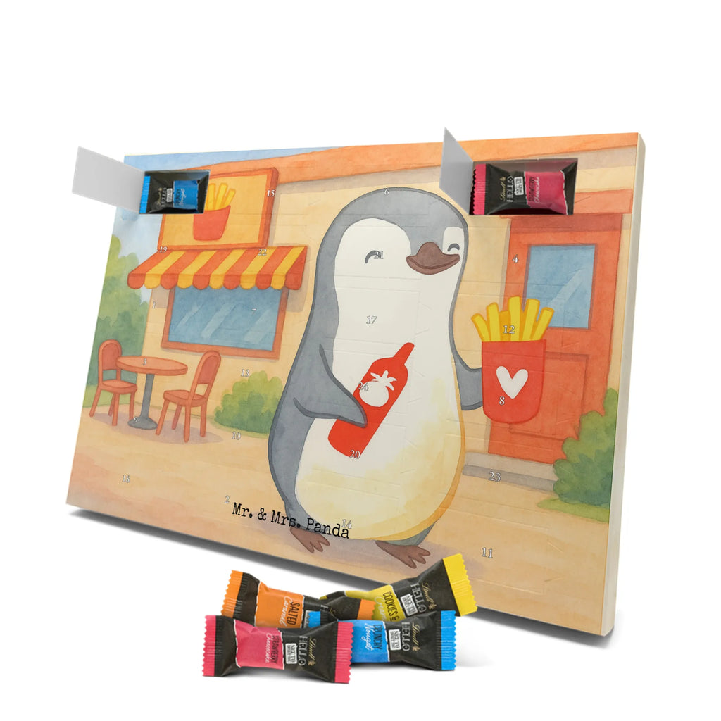 Chocolate advent calendar penguin French fries Design Loving, Two, Together, Marriage, Proposal of marriage, Love gift, gift for her, gift for him, anniversary gift, Valentine&#39;s Day Gift for Women Love Gift Anniversary Wedding Anniversary Party Favor Gift for Girlfriend Gift for Partner Boyfriend Gift Token of Love for Men for Husband