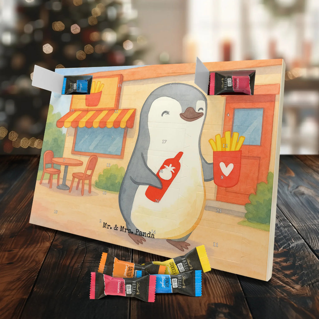 Chocolate advent calendar penguin French fries Design Loving, Two, Together, Marriage, Proposal of marriage, Love gift, gift for her, gift for him, anniversary gift, Valentine&#39;s Day Gift for Women Love Gift Anniversary Wedding Anniversary Party Favor Gift for Girlfriend Gift for Partner Boyfriend Gift Token of Love for Men for Husband