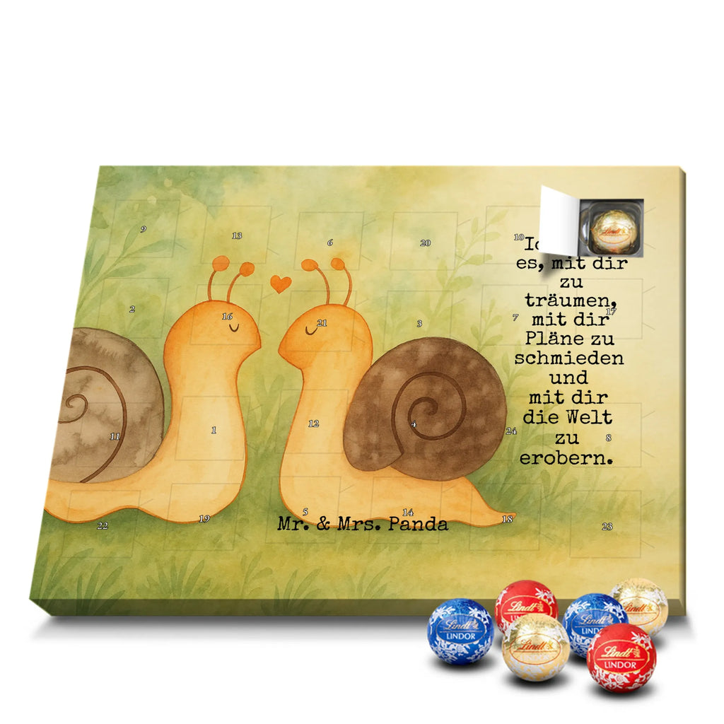 Chocolate advent calendar Snails in love Design Loving, Two, Together, Marriage, Proposal of marriage, Love gift, gift for her, gift for him, anniversary gift