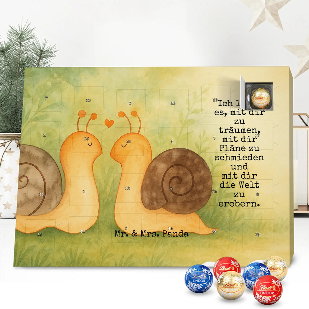 Chocolate advent calendar Snails in love Design Loving, Two, Together, Marriage, Proposal of marriage, Love gift, gift for her, gift for him, anniversary gift