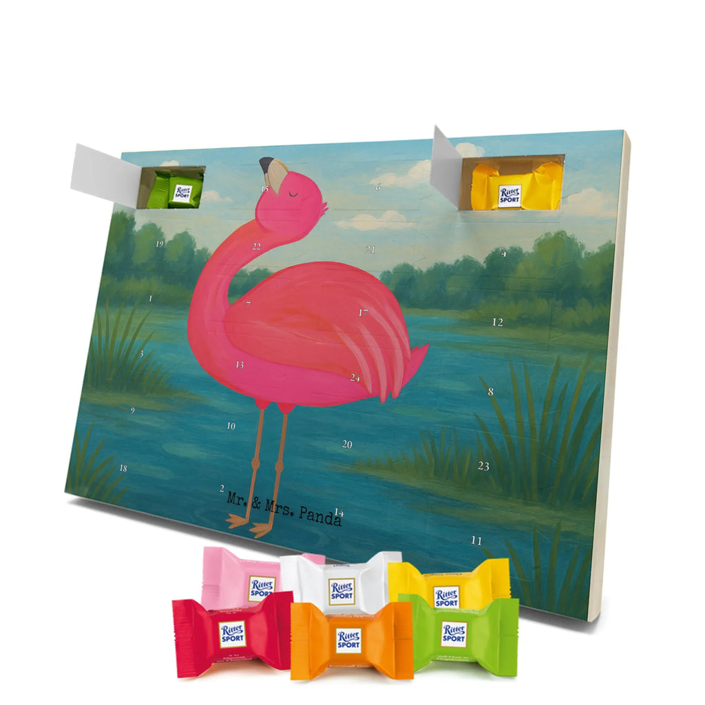 Chocolate advent calendar flamingo Proud Design children, gifts, gift idea, funny sayings, pink bird, bird of paradise, red, flamingo decoration, gift pink, adults, flamingo fans, vacation, unusual gifts in pink, pink gifts, girls gifts, small gifts, Caribbean feeling, self-love, proud, friend, best friend, joy, self-acceptance, daughter