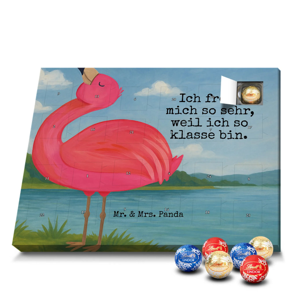 Chocolate advent calendar flamingo Proud Design children, gifts, gift idea, funny sayings, pink bird, bird of paradise, red, flamingo decoration, gift pink, adults, flamingo fans, vacation, unusual gifts in pink, pink gifts, girls gifts, small gifts, Caribbean feeling, self-love, proud, friend, best friend, joy, self-acceptance, daughter