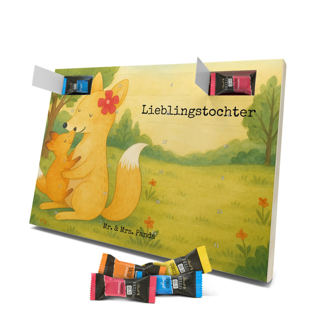 Chocolate advent calendar Fox mummy Design Father's Day, Mother's Day, best daughter, favourite daughter, daughter, mother, present