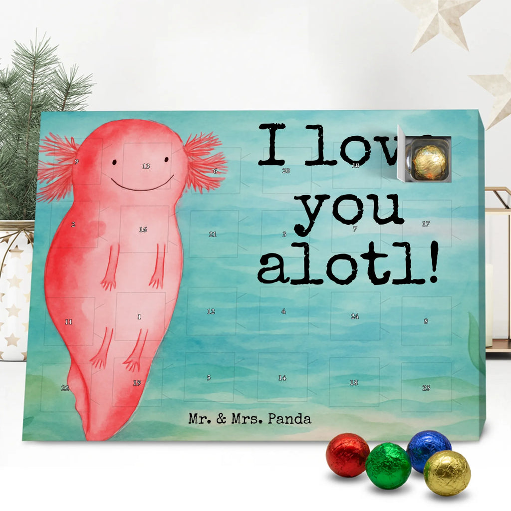 Chocolate advent calendar axolotl Love Design Loving, Two, Together, Marriage, Proposal of marriage, Love gift, gift for her, gift for him, anniversary gift, Valentine&#39;s Day Gift for Women Love Gift Anniversary Wedding Anniversary Party Favor Gift for Girlfriend Gift for Partner Boyfriend Gift Token of Love for Men for Husband