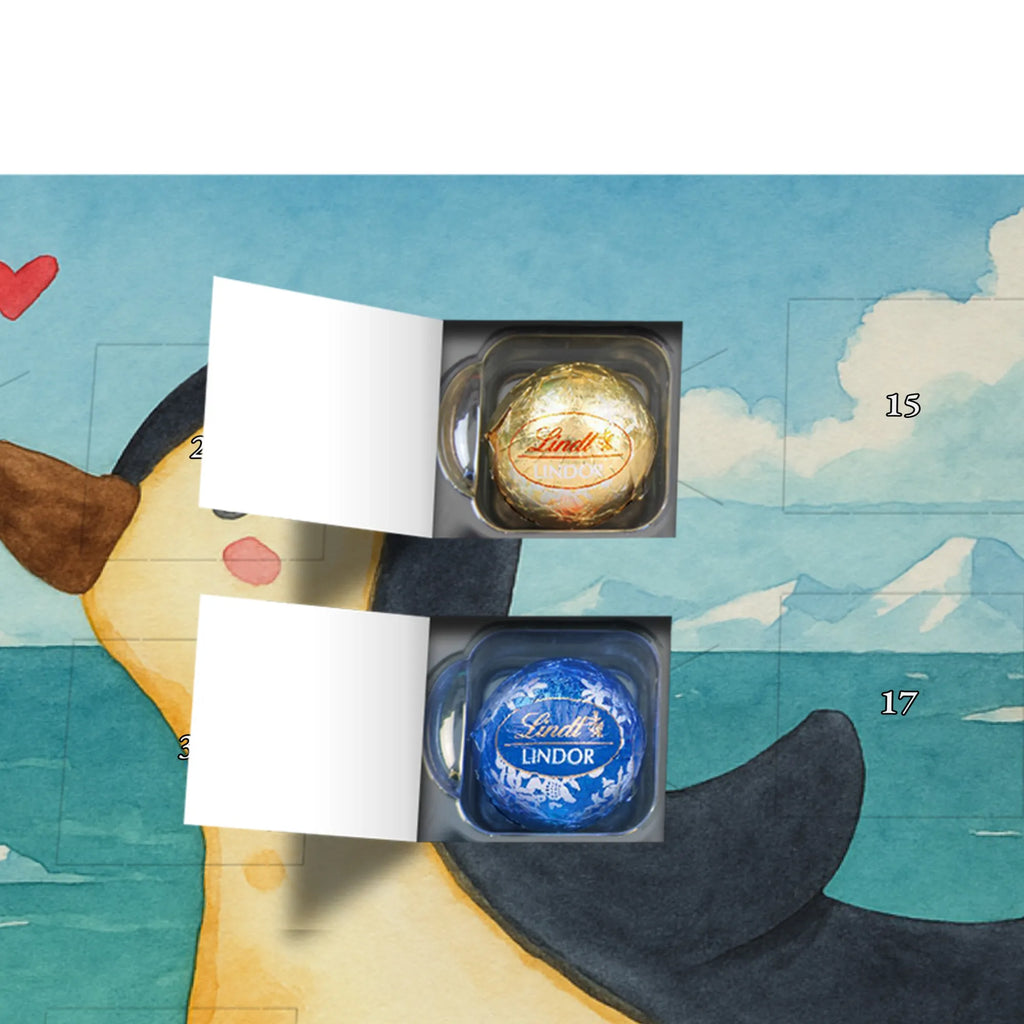 Chocolate advent calendar penguins kiss Design Loving, Two, Together, Marriage, Proposal of marriage, Love gift, gift for her, gift for him, anniversary gift, Valentine&#39;s Day Gift for Women Love Gift Anniversary Wedding Anniversary Party Favor Gift for Girlfriend Gift for Partner Boyfriend Gift Token of Love for Men for Husband