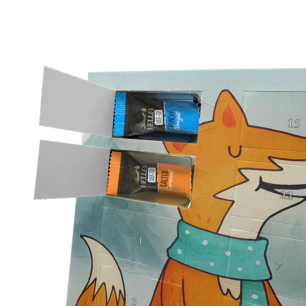 Chocolate advent calendar Fox biscuit Design animal lover, foxes, forest wildlife, clever as a fox, cookies, baking saying, kitchen decoration, christmas time, christmas present