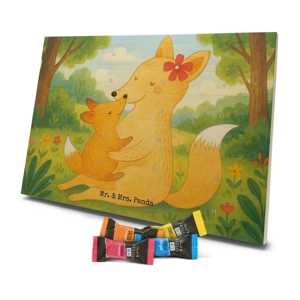 Chocolate advent calendar Fox mummy Design Father's Day, Mother's Day, best daughter, favourite daughter, daughter, mother, present
