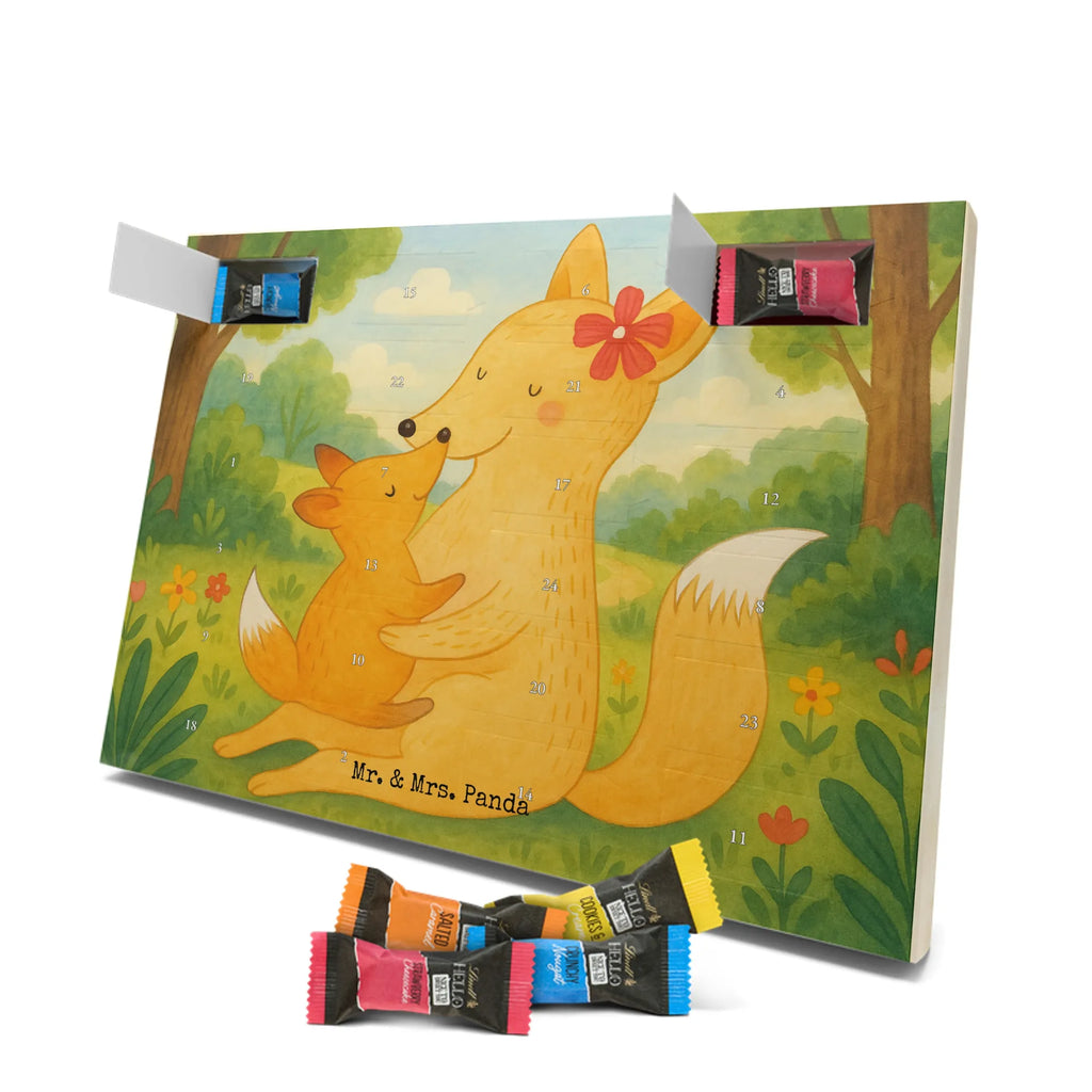 Chocolate advent calendar Fox mummy Design Father's Day, Mother's Day, best daughter, favourite daughter, daughter, mother, present