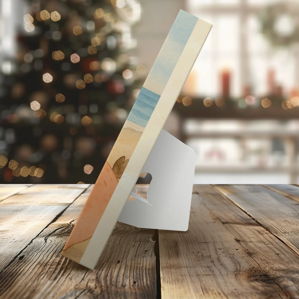 Chocolate advent calendar Bunnies with seashell Design Father's Day, Mother's Day, girlfriend, best friend, shells, rabbits, collecting shells, girlfriends