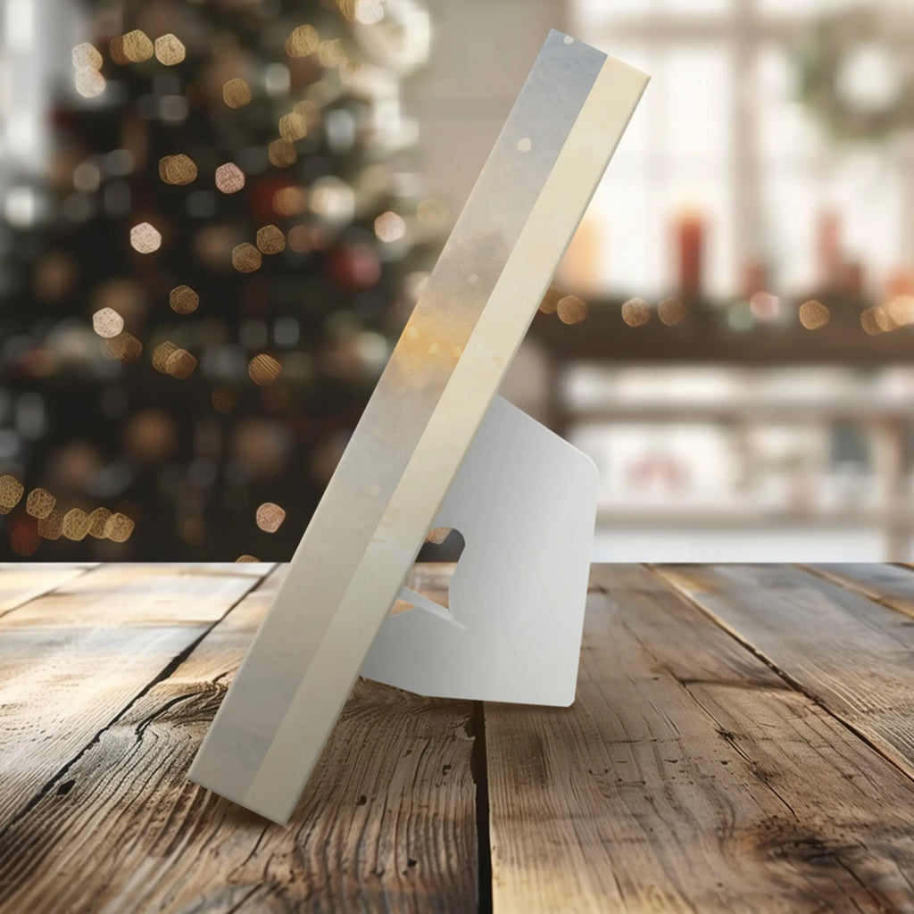 Chocolate advent calendar hedgehog Chestnuts Design Christmas time, snow