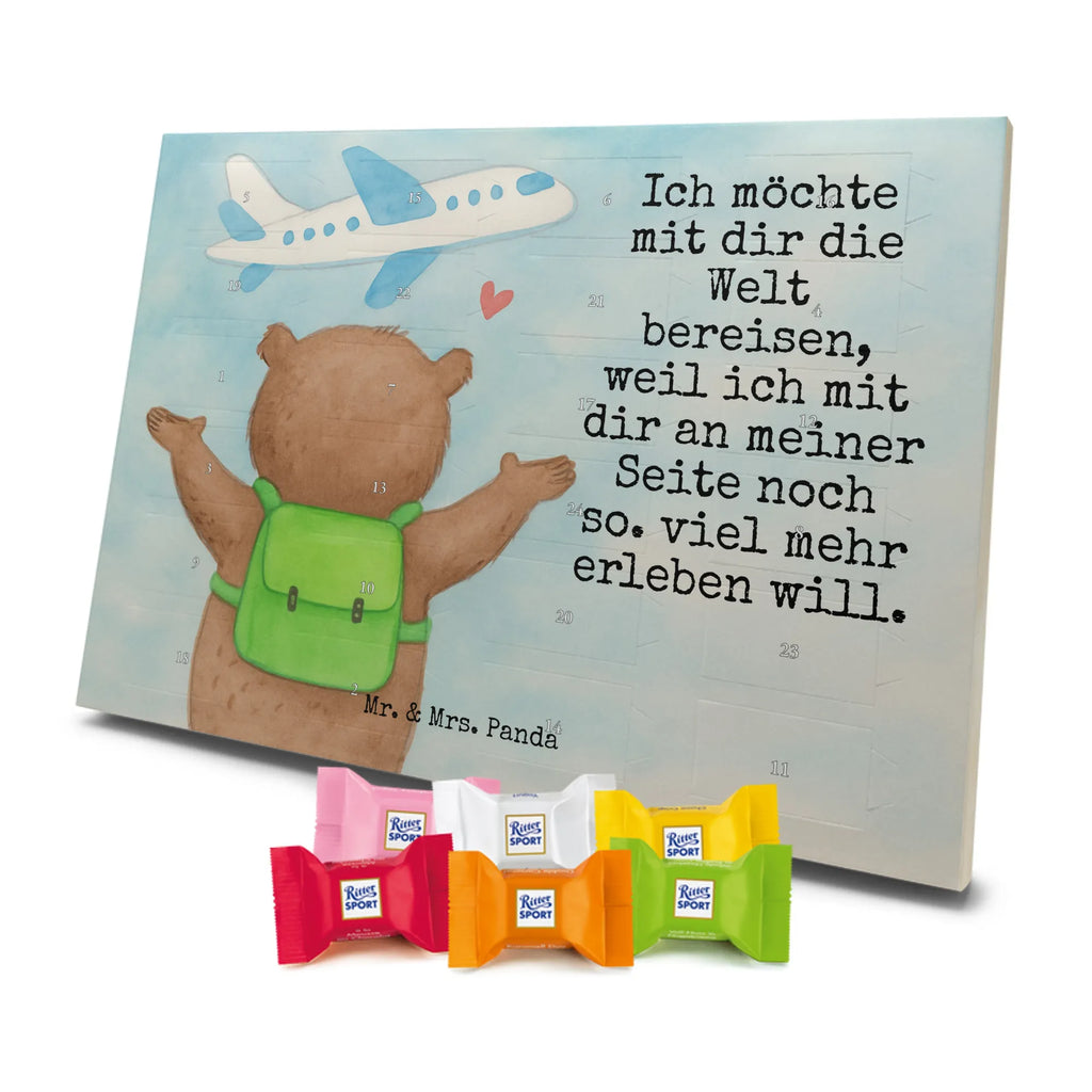 Chocolate advent calendar bear Airplane Design Loving, Two, Together, Marriage, Proposal of marriage, Love gift, gift for her, gift for him, anniversary gift, Valentine&#39;s Day Gift for Women Love Gift Anniversary Wedding Anniversary Party Favor Gift for Girlfriend Gift for Partner Boyfriend Gift Token of Love for Men for Husband