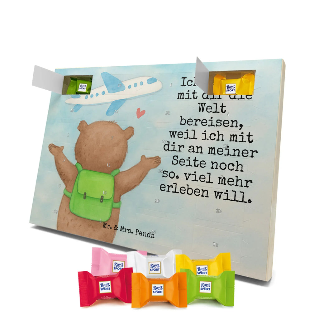 Chocolate advent calendar bear Airplane Design Loving, Two, Together, Marriage, Proposal of marriage, Love gift, gift for her, gift for him, anniversary gift, Valentine&#39;s Day Gift for Women Love Gift Anniversary Wedding Anniversary Party Favor Gift for Girlfriend Gift for Partner Boyfriend Gift Token of Love for Men for Husband