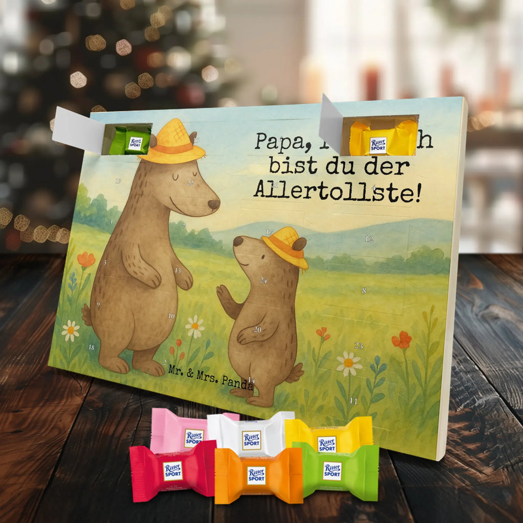 Chocolate advent calendar Bears with hats Design Father's Day, Mother's Day, father, role model, son, sons, children, favourite person, father-son, child, father's day
