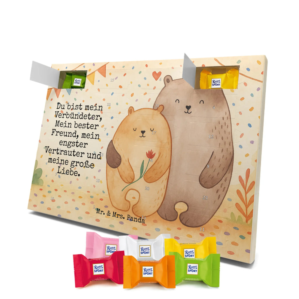 Chocolate advent calendar Bears in love Design Loving, Two, Together, Marriage, Proposal of marriage, Love gift, gift for her, gift for him, anniversary gift, Girlfriend, Engaged, Boyfriend, Gift Wedding, Gift Friend, Anniversary, In love, Wedding anniversary, Married, Gift Girlfriend, Bears, Proof of love