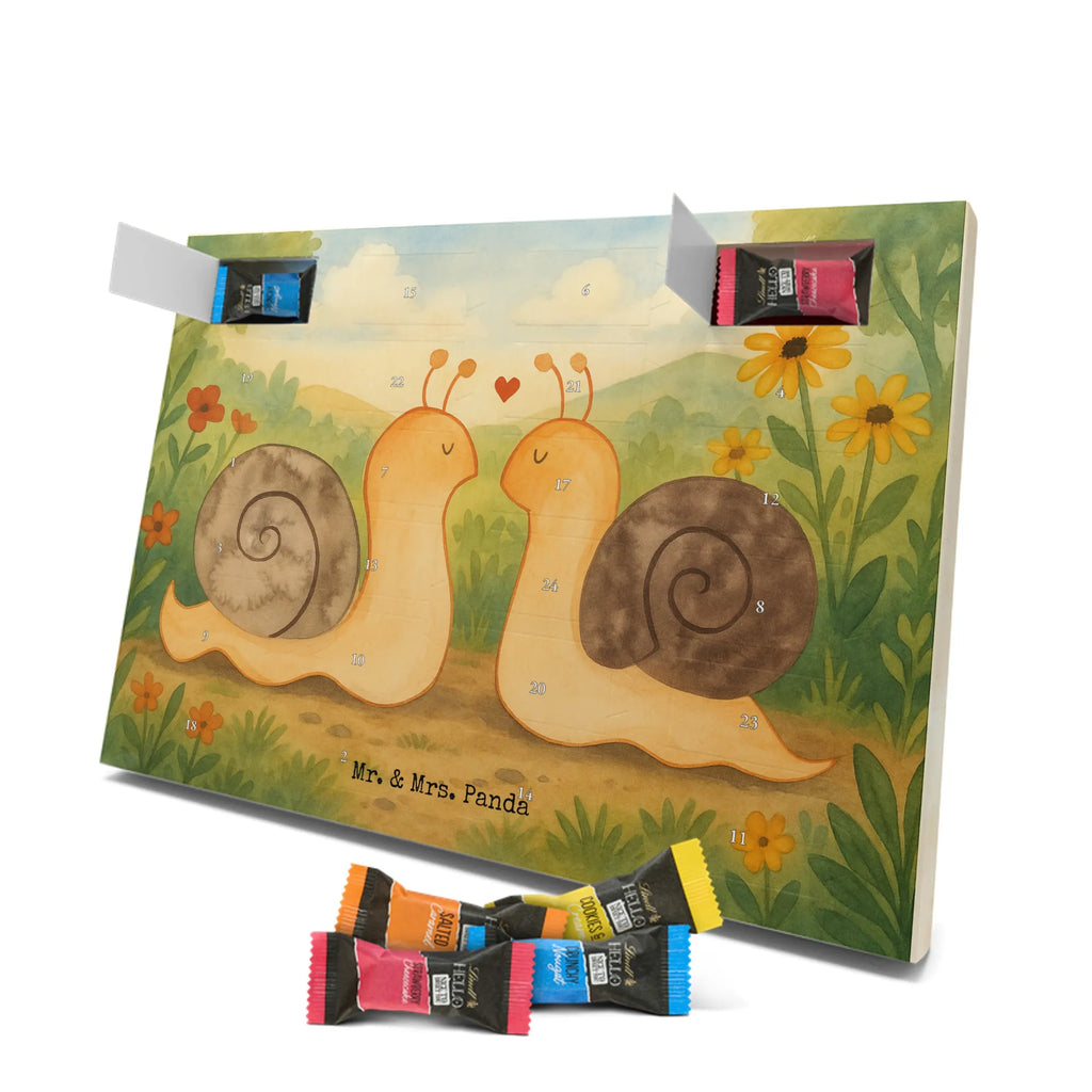 Chocolate advent calendar Snails in love Design Loving, Two, Together, Marriage, Proposal of marriage, Love gift, gift for her, gift for him, anniversary gift