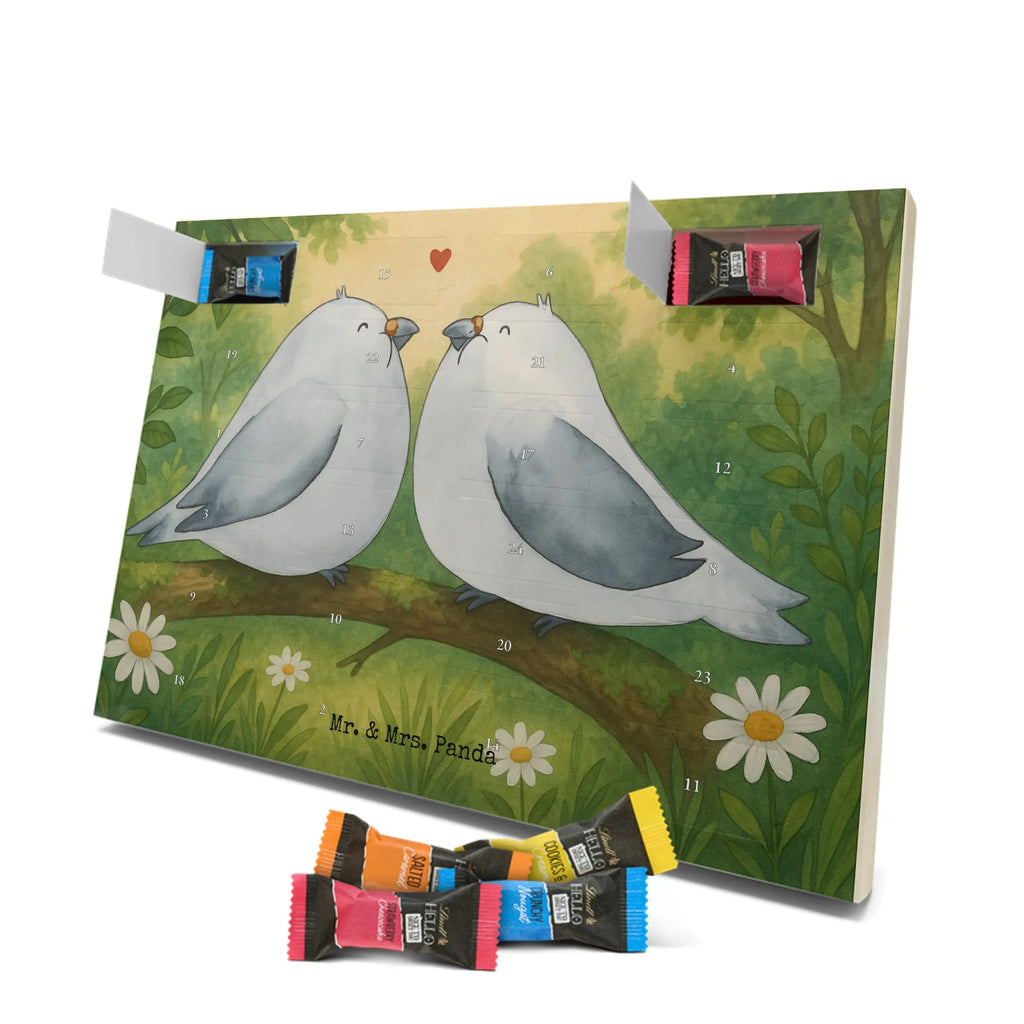 Chocolate advent calendar Turtledoves in love Design Loving, Two, Together, Marriage, Proposal of marriage, Love gift, gift for her, gift for him, anniversary gift, Turtle doves, Gift Friend, Married, Gift Wedding, Doves, Gift Girlfriend, In love, Wedding anniversary, Engaged, Anniversary, Girlfriend, Turtledove, Proof of love, Friend