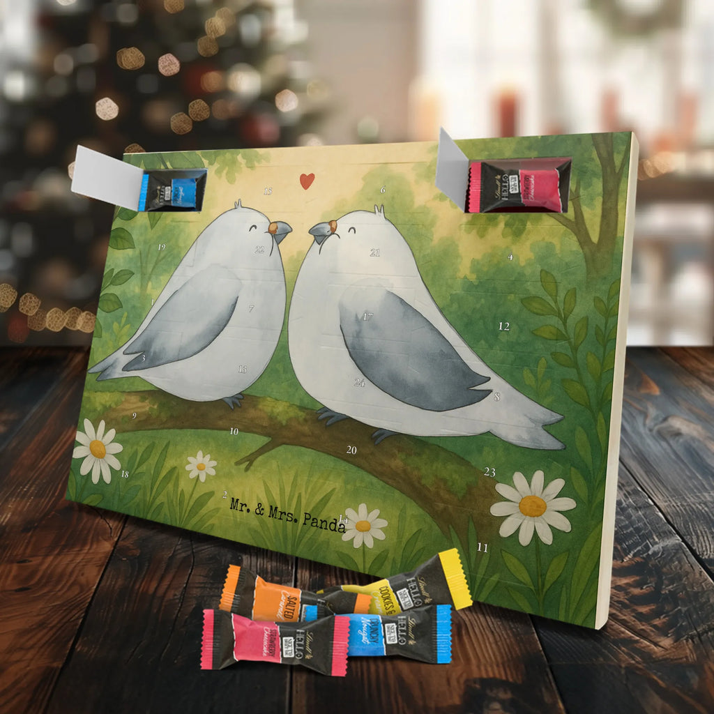 Chocolate advent calendar Turtledoves in love Design Loving, Two, Together, Marriage, Proposal of marriage, Love gift, gift for her, gift for him, anniversary gift, Turtle doves, Gift Friend, Married, Gift Wedding, Doves, Gift Girlfriend, In love, Wedding anniversary, Engaged, Anniversary, Girlfriend, Turtledove, Proof of love, Friend