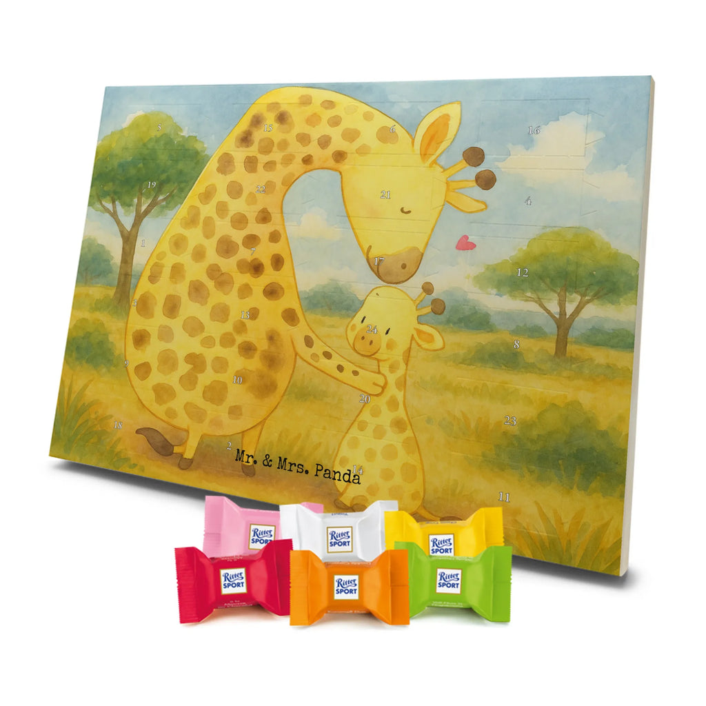 Chocolate advent calendar giraffe child Design Africa, mum, favourite person, child, son, daughter, mother