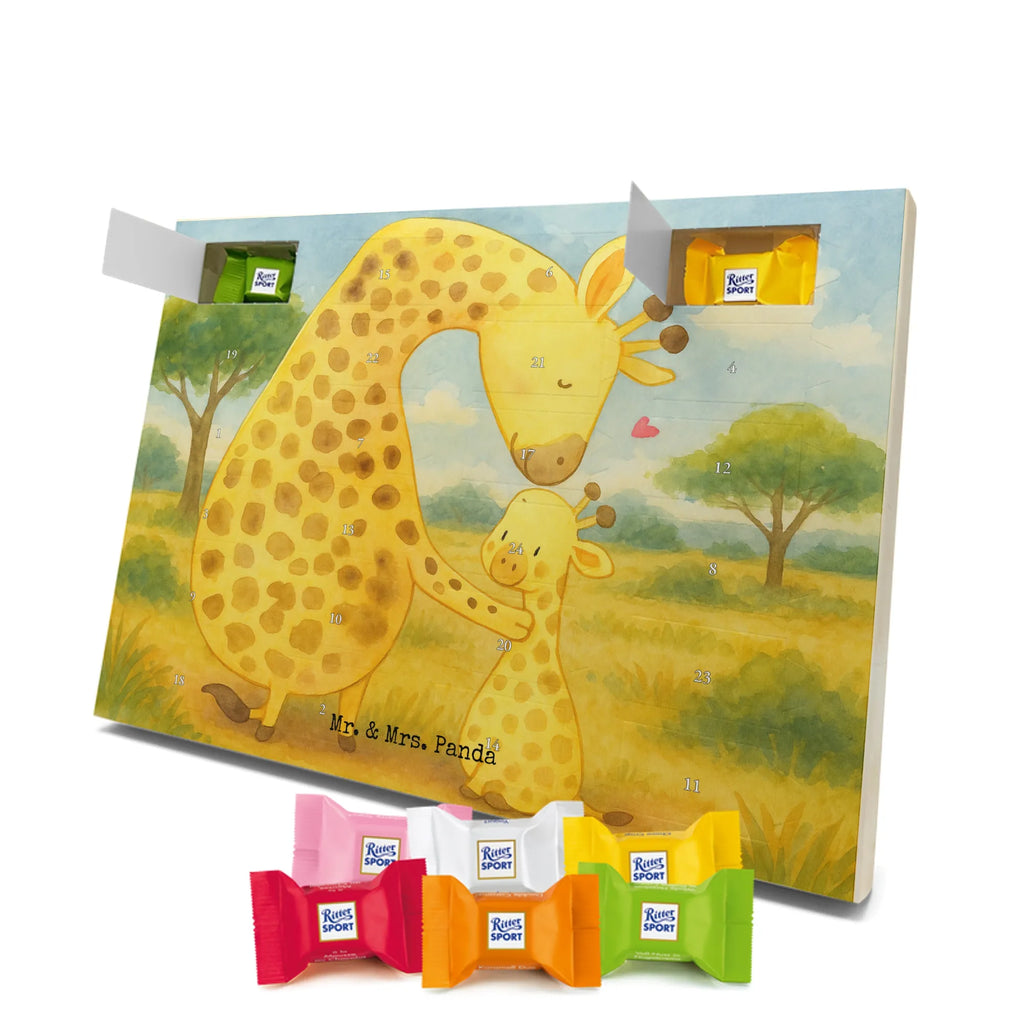 Chocolate advent calendar giraffe child Design Africa, mum, favourite person, child, son, daughter, mother