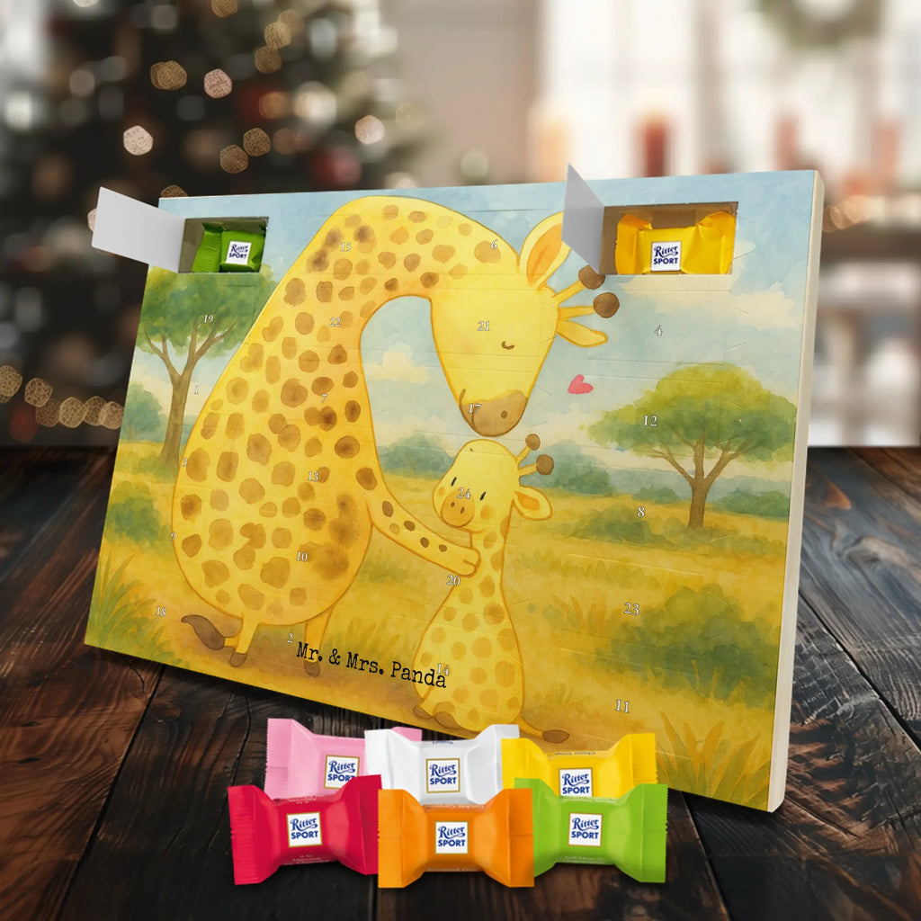 Chocolate advent calendar giraffe child Design Africa, mum, favourite person, child, son, daughter, mother