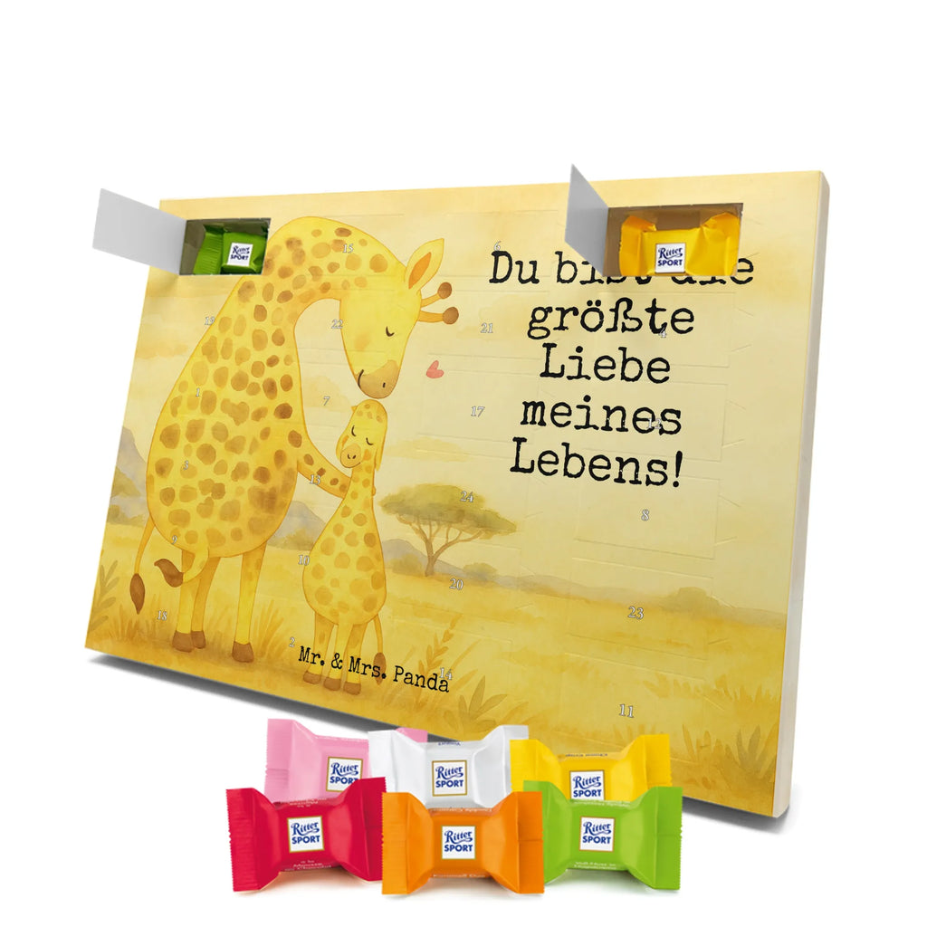 Chocolate advent calendar giraffe child Design Africa, mum, favourite person, child, son, daughter, mother