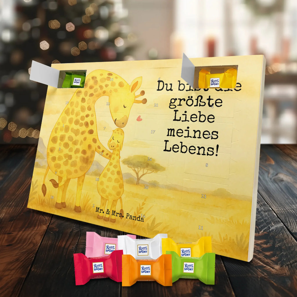 Chocolate advent calendar giraffe child Design Africa, mum, favourite person, child, son, daughter, mother