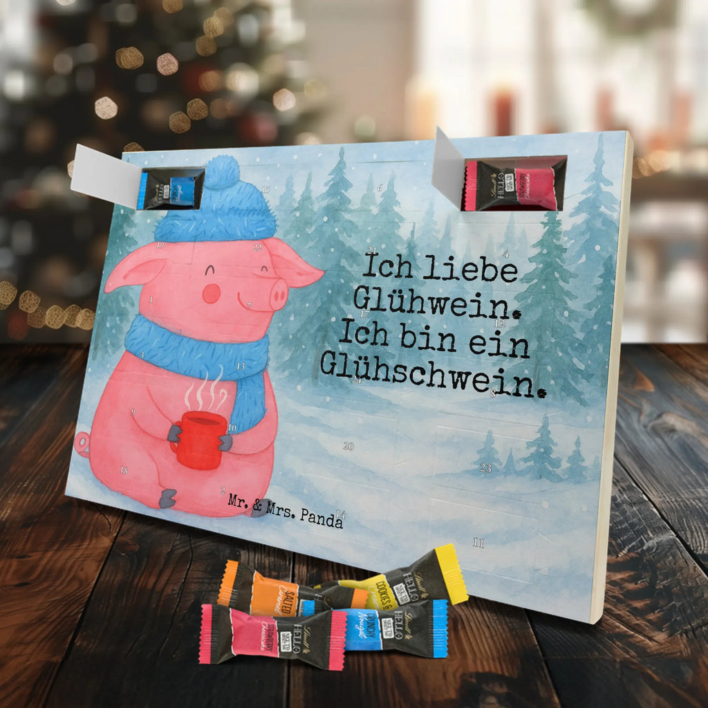 Chocolate advent calendar Pig Mulled wine Design Christmas time, snow, mulled wine, mulled pig, Christmas market, punch