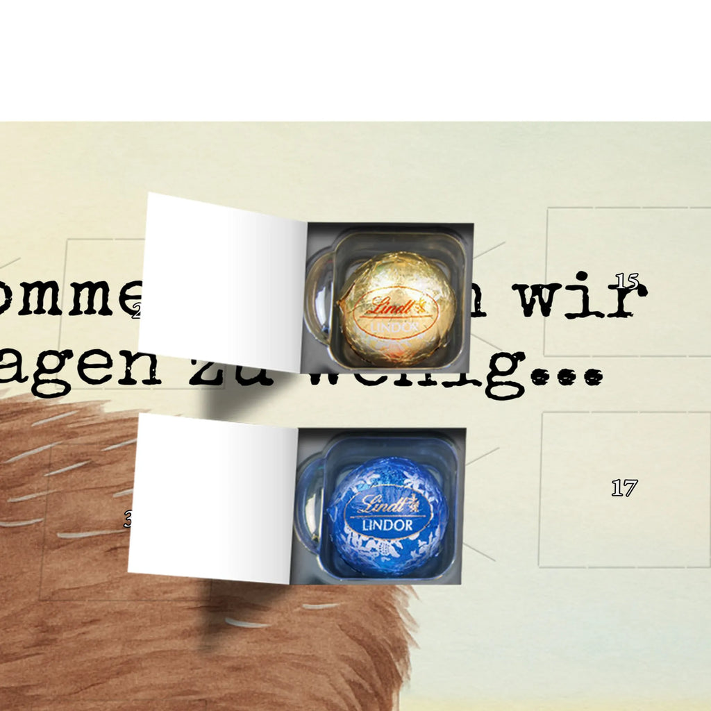 Chocolate advent calendar Hedgehog hearts Design card, gift ideas, gifts, small animals, cute, cute animal motives, hand drawn, funny sayings, good mood, special gifts, animal lover, hearts, trust, kiss, heart