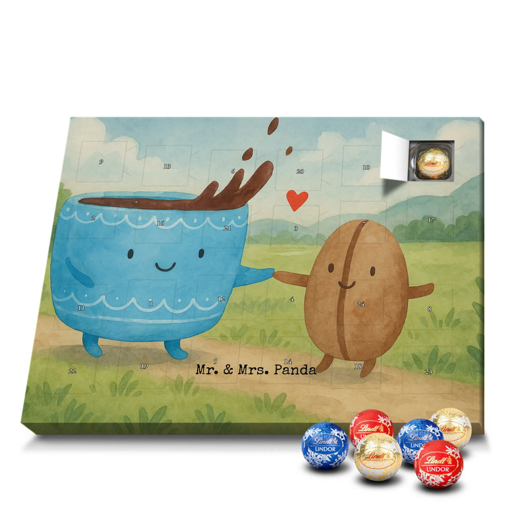 Chocolate advent calendar Coffee Bean Design card, gift ideas, gifts, small animals, cute, cute animal motives, hand drawn, funny sayings, good mood, special gifts, animal lover, satisfaction, pleasure, coffee bean