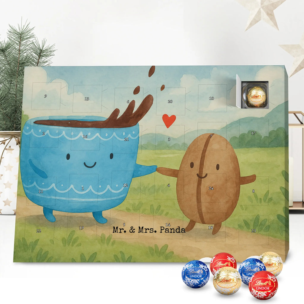 Chocolate advent calendar Coffee Bean Design card, gift ideas, gifts, small animals, cute, cute animal motives, hand drawn, funny sayings, good mood, special gifts, animal lover, satisfaction, pleasure, coffee bean