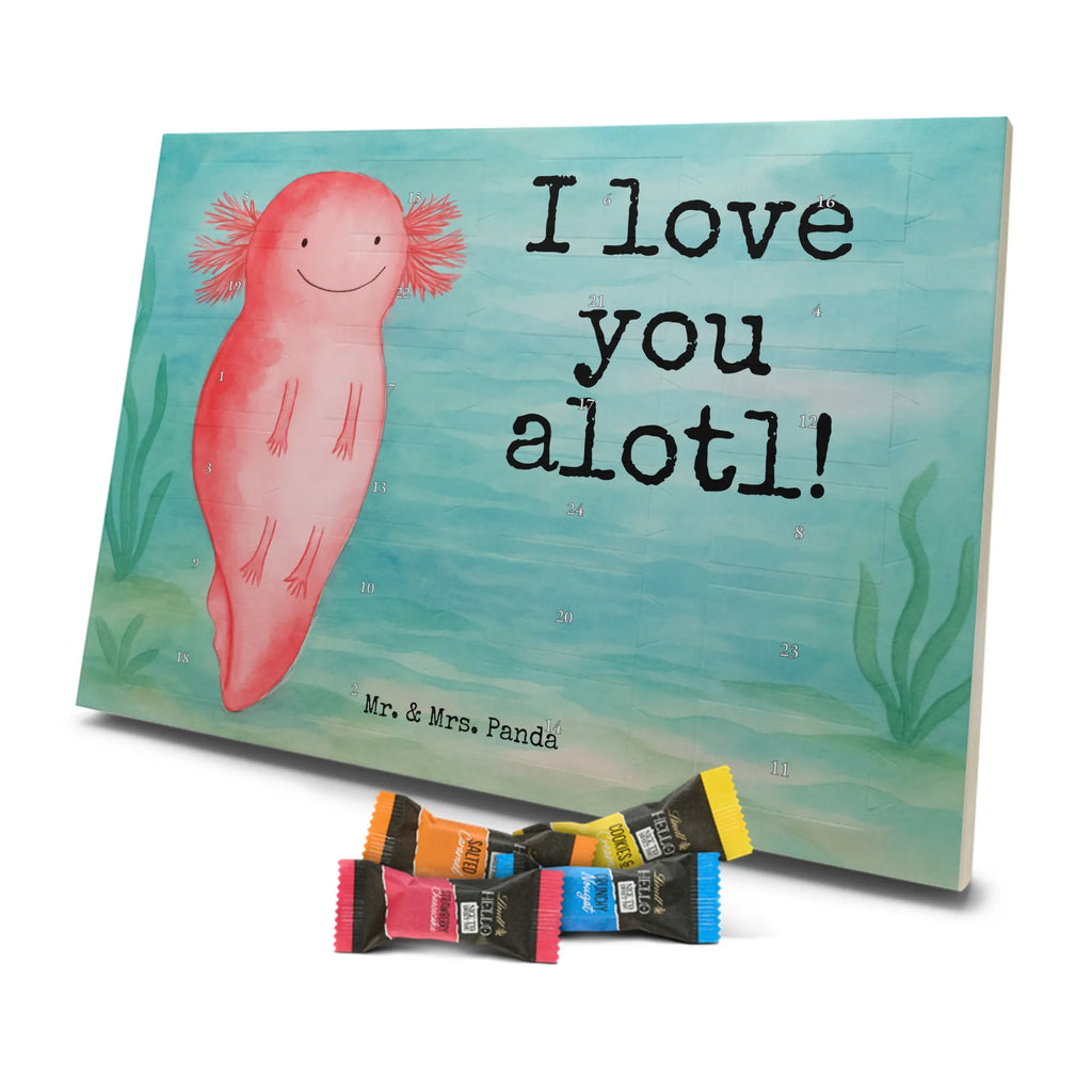 Chocolate advent calendar axolotl Love Design Loving, Two, Together, Marriage, Proposal of marriage, Love gift, gift for her, gift for him, anniversary gift, Valentine&#39;s Day Gift for Women Love Gift Anniversary Wedding Anniversary Party Favor Gift for Girlfriend Gift for Partner Boyfriend Gift Token of Love for Men for Husband
